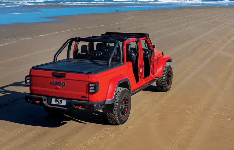 EGR 20-23 Jeep Gladiator Sport Overland Rubicon Sport S Retractable Bed Cover - Mammoth Racing -
