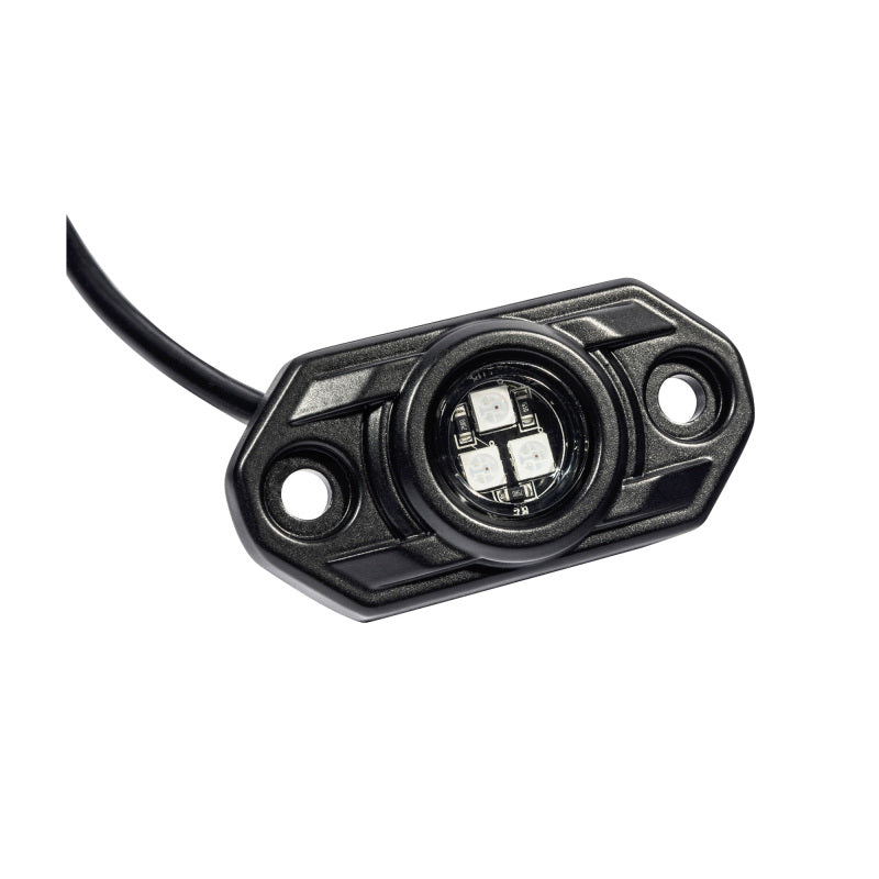 KC HiLiTES C-Series RGB LED Rock Light Kit (Incl. Wiring) - Set of 6 - Mammoth Racing -
