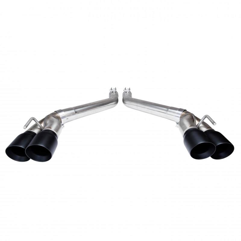 Kooks 2016 + Chevrolet Camaro SS LT1 3in Axle Back Muffler Delete Exhaust System w/ Black Quad Tips - Mammoth Racing -