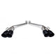 Kooks 2016 + Chevrolet Camaro SS LT1 3in Axle Back Muffler Delete Exhaust System w/ Black Quad Tips - Mammoth Racing -