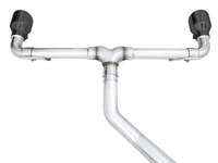 AWE 2022 VW GTI MK8 Touring Edition Exhaust - Diamond Black Tips - My Store