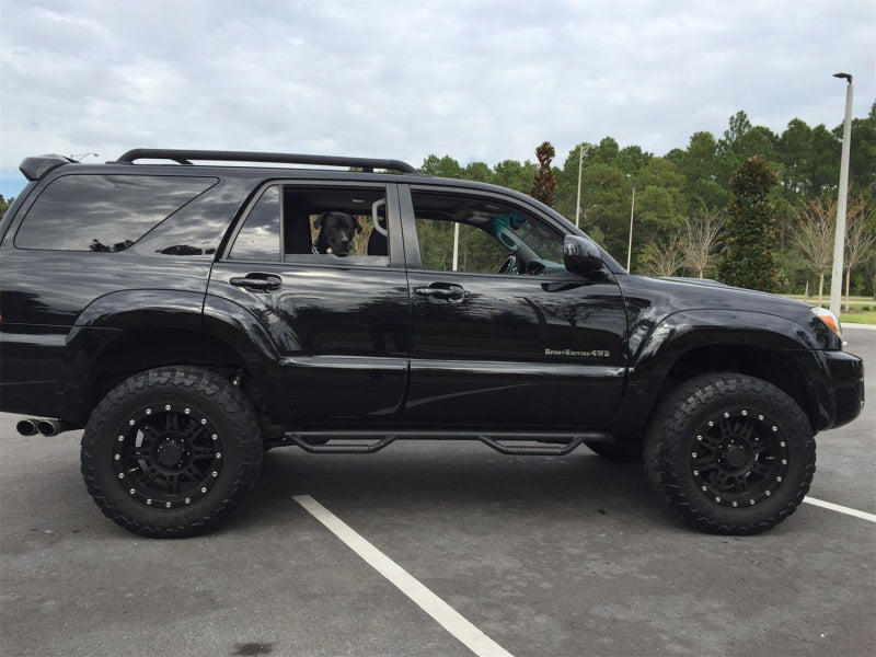 N-Fab Nerf Step 03-09 Toyota 4 Runner SUV 4 Door - Tex. Black - W2W - SRW - 2in - Mammoth Racing -