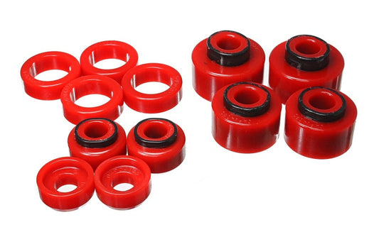 Energy Suspension 05-07 Ford F250/F350 2/4WD Red Body Mount Set - My Store