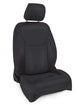 PRP 13-18 Jeep Wrangler JK Front Seat Covers/2 door or 4 door (Pair) - Black with Red Stitching - Mammoth Racing -