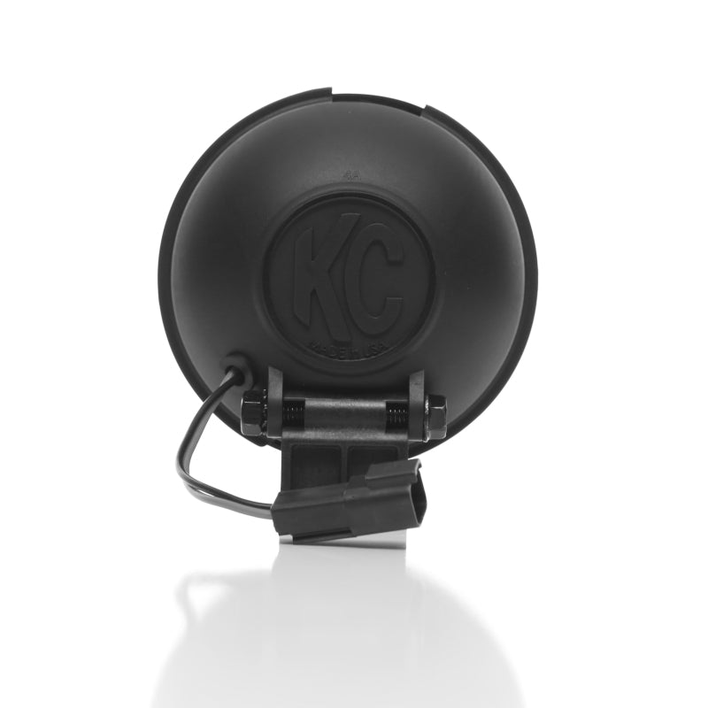 KC HiLiTES Apollo Pro 5in. Halogen Light 55w Fog Beam (Pair Pack System) - Black - Mammoth Racing -