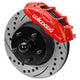 Wilwood 65-67 Ford Mustang D11 11.29 in. Brake Kit w/ Flex Lines - Drilled Rotors (Red) - My Store