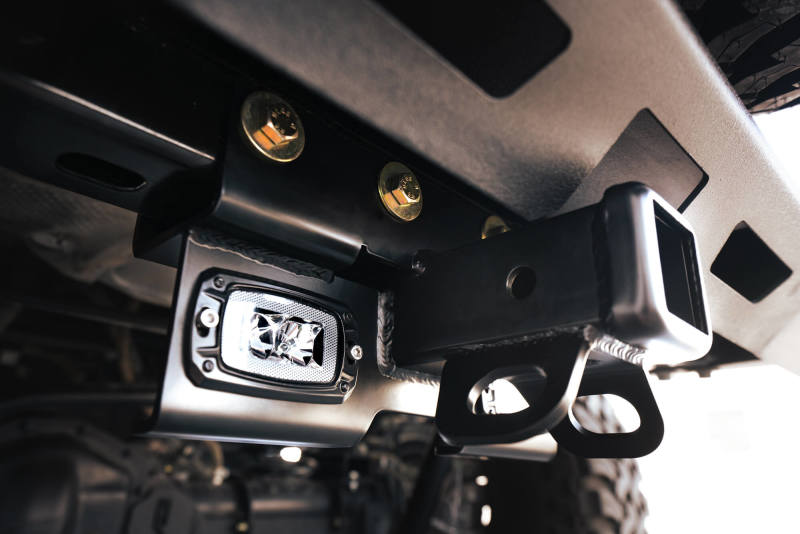 DV8 Offroad 07-21 Jeep Wrangler (JK/JL) Bolt-On Hitch w/ Lights - Mammoth Racing -