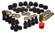 Energy Suspension 85-92 VW Golf/GTI/Jetta / 72-93 Dodge Ramcharger Blk Hyper-flex Master Bushing Set - Mammoth Racing -
