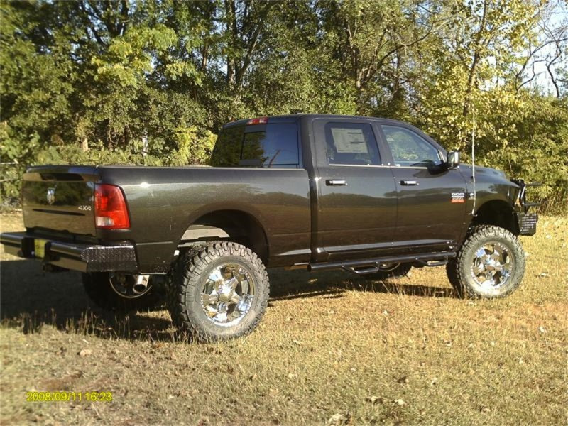 N-Fab Nerf Step 10-17 Ram 2500/3500/4500 Crew Cab - Gloss Black - Cab Length - 3in - Mammoth Racing -
