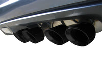 Corsa 06-13 Chevrolet Corvette C6 Z06 7.0L V8 Black Sport Cat-Back Exhaust - Mammoth Racing -