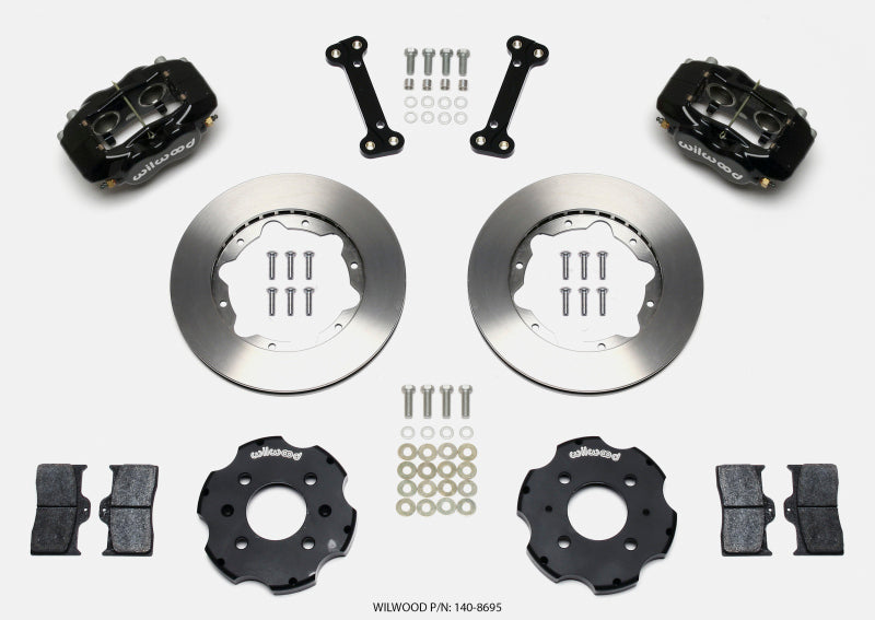 Wilwood Forged Dynalite Front Hat Kit 11.00in Integra/Civic w/Fac.240mm Rtr - My Store