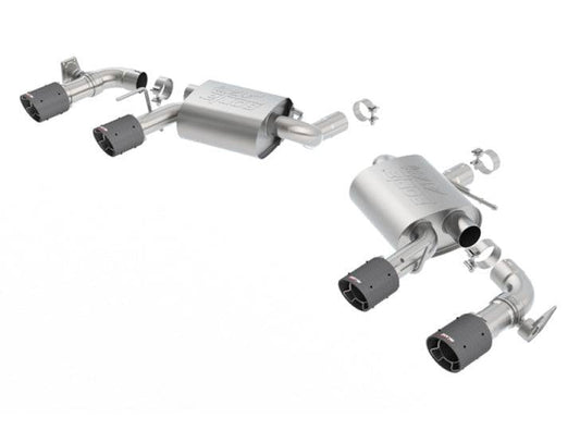 Borla 2016-2017 Chevy Camaro V8 SS AT/MT ATAK Rear Section Exhaust with Dual Mode Valves - Mammoth Racing -