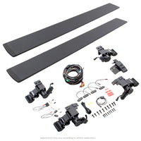 Go Rhino 19-23 Chev Silverado 1500 & 20-23 25/3500hd DC 4dr E-board E1 Running Board Kit - Tex. Blk - Mammoth Racing -