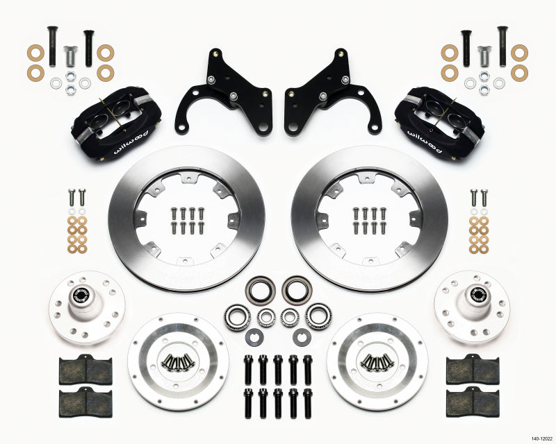 Wilwood Forged Dynalite Front Kit 12.19in 65-68 Chevy Impala -Drum Spindle - Mammoth Racing -