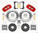 Wilwood Aero6 Front Hat Kit 14.00 Red 2005-2014 Mustang w/ BMR Suspn. w/Lines - My Store