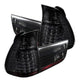 Spyder BMW E53 X5 00-06 4PCS LED Tail Lights Smoke ALT-YD-BE5300-LED-SM - Mammoth Racing -