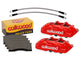 Wilwood 65-67 Ford Mustang D11 Calipers w/Pads and Lines - Red - My Store