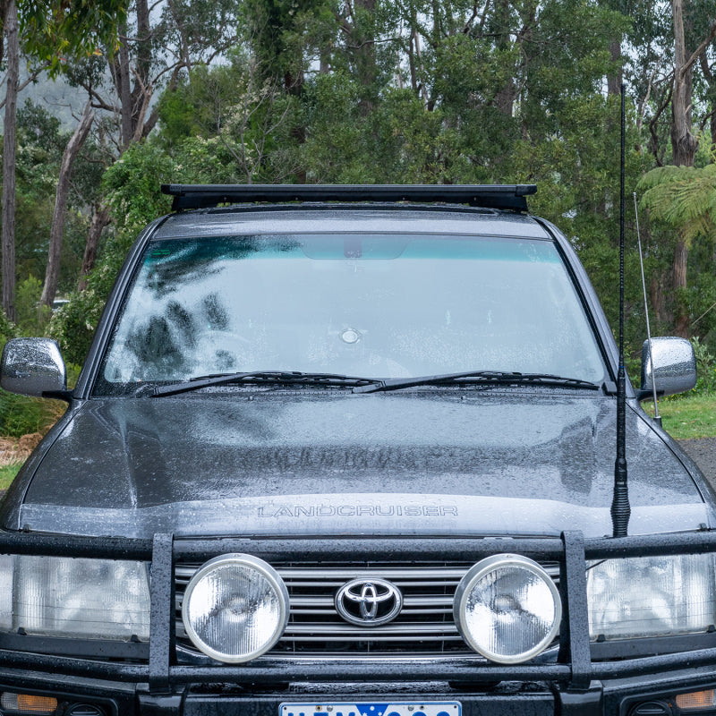 ARB Roof Rack Base with Mount Kit - Flat Rack with Wind Deflector - Mammoth Racing -