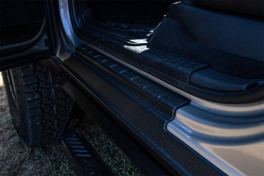 Bushwacker 2021 Ford Bronco 2 Door Trail Armor Rocker Panel - Black - Mammoth Racing -