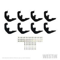 Westin 2019 Chevrolet Silverado/Sierra 1500 Double/CC Non LD Running Board Mount Kit - Black - Mammoth Racing -