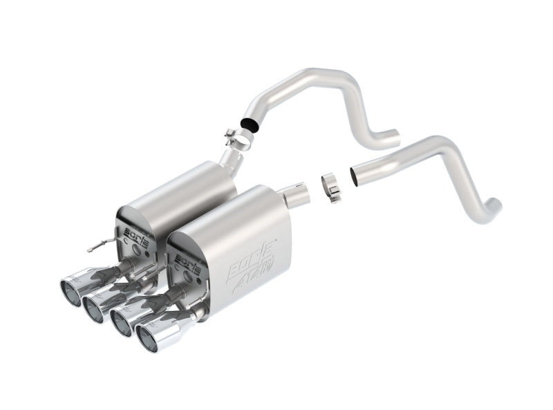Borla 05-08 Chevrolet Corvette Coupe/Conv 6.0L/6.2L 8cyl Aggressive ATAK Exhaust (rear section only) - My Store