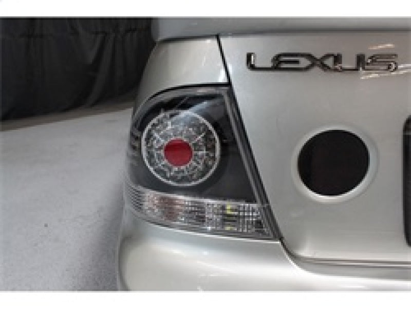 Spyder Lexus IS 300 01-05 LED Tail Lights Black ALT-YD-LIS300-LED-BK - Mammoth Racing -