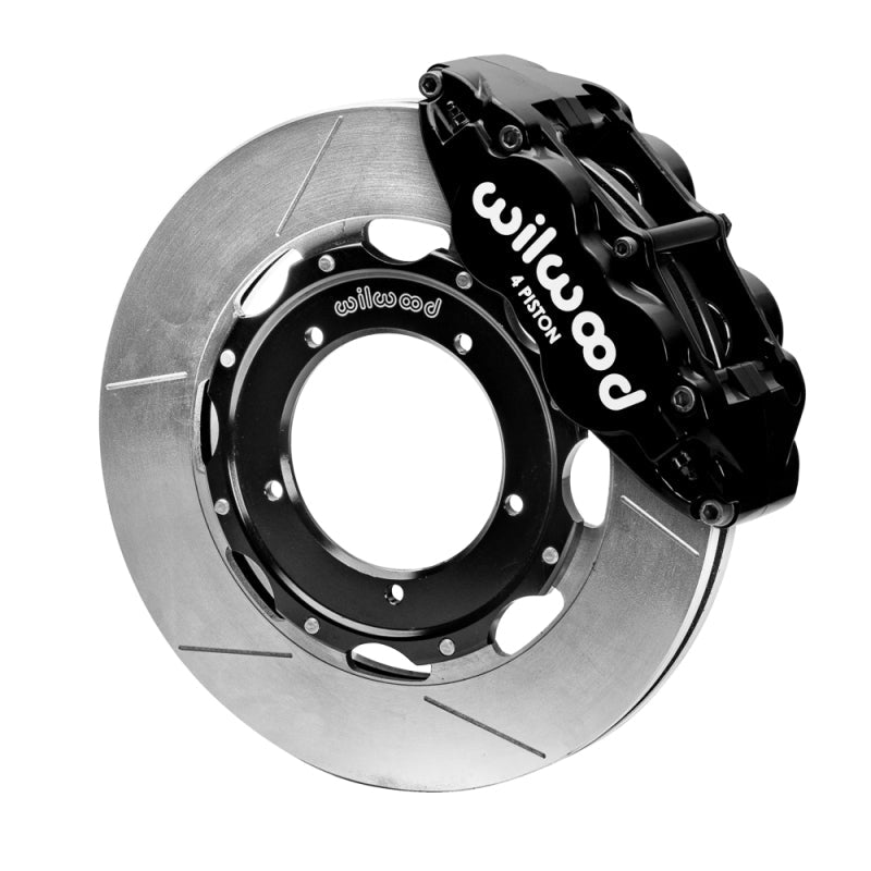 Wilwood 69-89 Porsche 911 Front Superlite Brake Kit 3.5in MT Slotted Face - Black - My Store