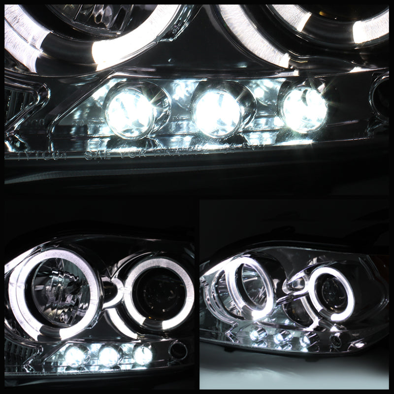 Spyder Scion TC 08-10 Projector Headlights LED Halo -Replaceable LEDs Smke PRO-YD-TTC08-HL-SM - Mammoth Racing -