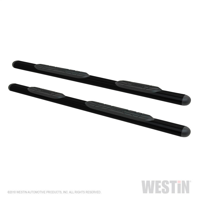 Westin Premier 4 Oval Nerf Step Bars - 85 in - Black - Mammoth Racing -