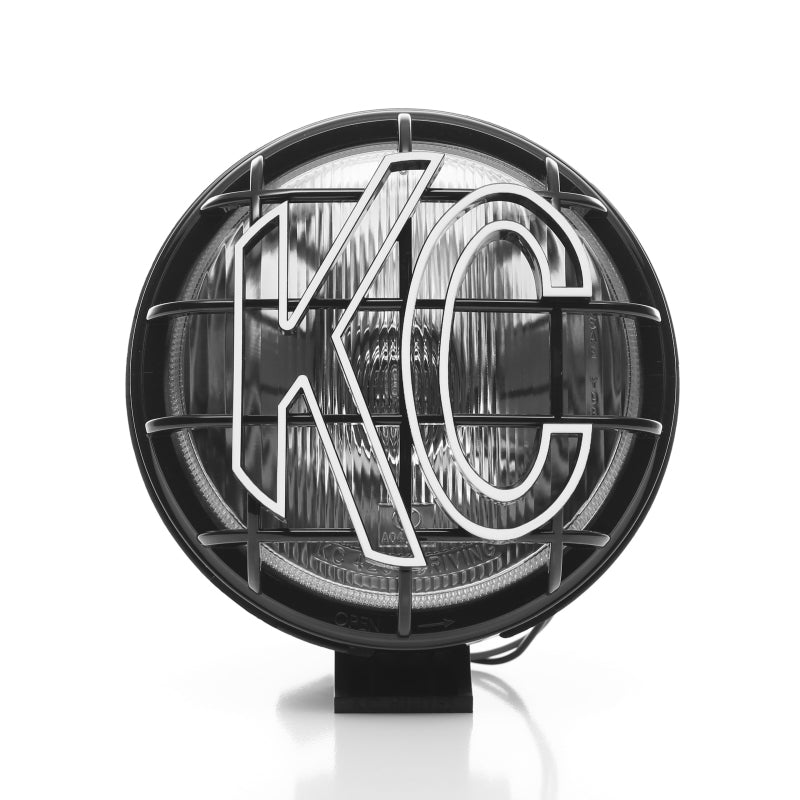 KC HiLiTES Apollo Pro 6in. Halogen Light 100w Spread Beam (Pair Pack System) - Black - Mammoth Racing -