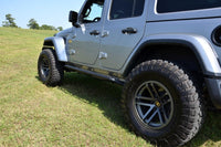 N-Fab Trail Slider Steps 18-20 Jeep Wrangler JL 4 Door SUV - SRW - Textured Black - Mammoth Racing -
