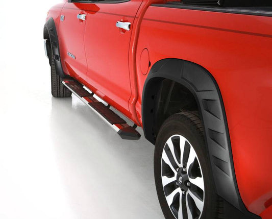 Bushwacker 14-21 Toyota Tundra DRT Style Flares 2pc Rear - Black - Mammoth Racing -