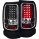ANZO 1994-2001 Dodge Ram LED Taillights Black - Mammoth Racing -