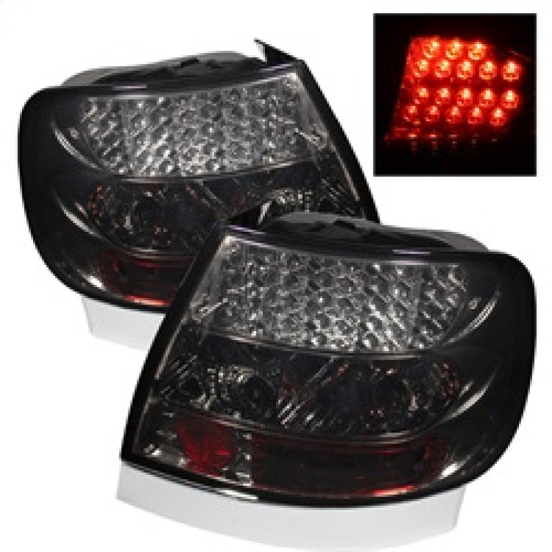 Spyder Audi A4 96-01 LED Tail Lights Smoke ALT-YD-AA496-LED-SM - Mammoth Racing -