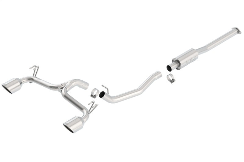Borla 09-15 Mitsubishi Lancer Ralliart 2.0L 4cyl MT 6spd AWD Catback Exhaust - My Store