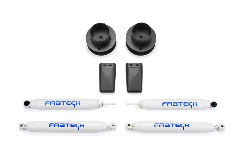 Fabtech 13-18 Ram 3500 4WD w/Factory Radius Arms 2.5in Coil Spcr Kit w/Perf Shks - Mammoth Racing -