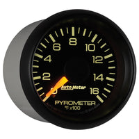 Autometer Factory Match GM 2-1/16in 1600 Degree Electric Pyrometer (egt) Gauge - My Store