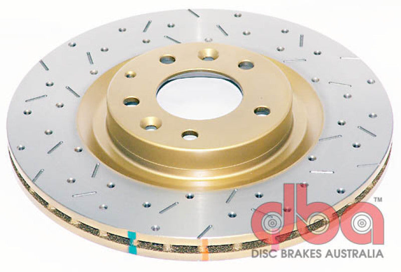 DBA 03-10 RX-8 Sport Suspension Front Drilled & Slotted 4000 Series Rotor - Mammoth Racing -