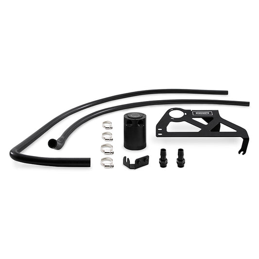 Mishimoto 12-18 Jeep Wrangler JK Baffled Oil Catch Can Kit - Black - Mammoth Racing -