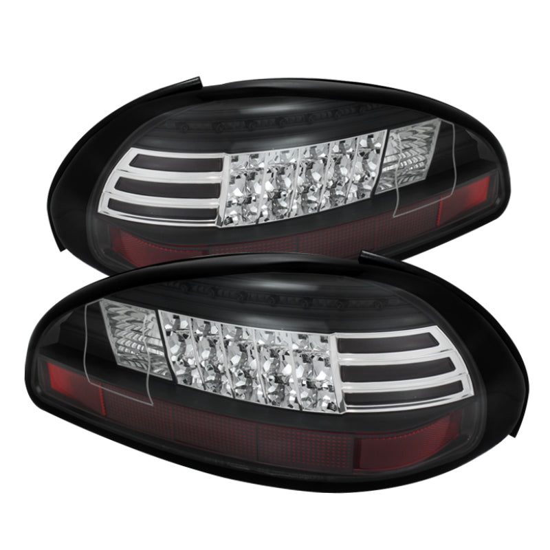 Spyder Pontiac Grand Prix 97-03 LED Tail Lights Black ALT-YD-PGP97-LED-BK - Mammoth Racing -