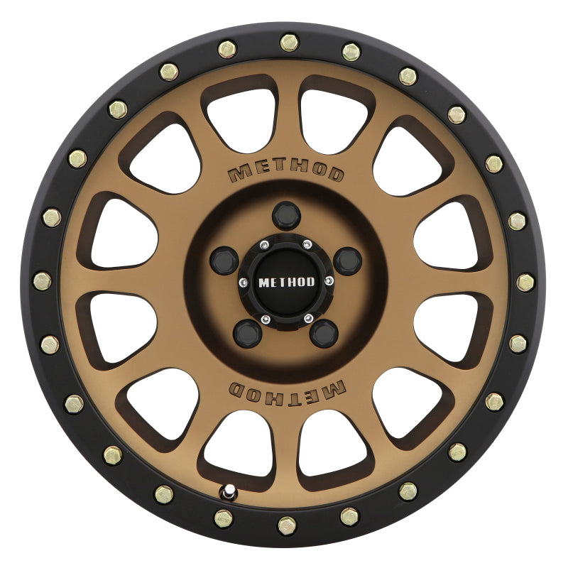 Method Mr305 NV 20x9 +25mm Offset 5x150 116.5mm CB Method Bronze/Black Street Loc Wheel - Mammoth Racing -