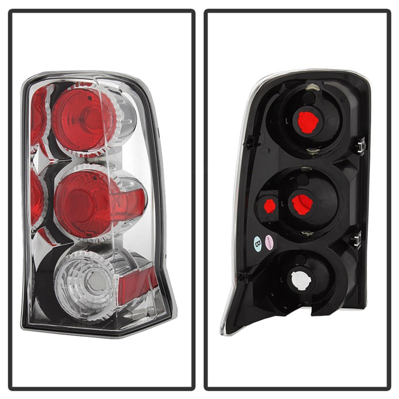 Spyder Cadillac Escalade SUV (Not EXT)02-06 Euro Style Tail Lights Chrome ALT-YD-CE02-C - Mammoth Racing -