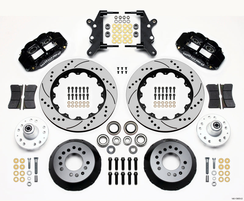 Wilwood Narrow Superlite 6R Front Hub Kit 14.00in Drilled 60-68 Ford / Mercury Full Size / Galaxie - My Store