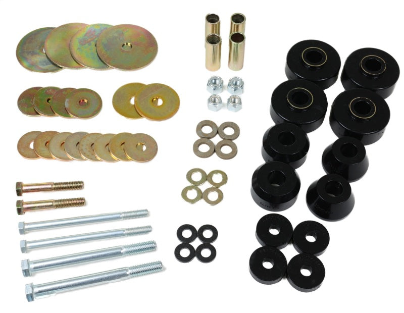 Energy Suspension 67-68 Chevrolet C-10 Pickup Black Body Mount Set - Mammoth Racing -