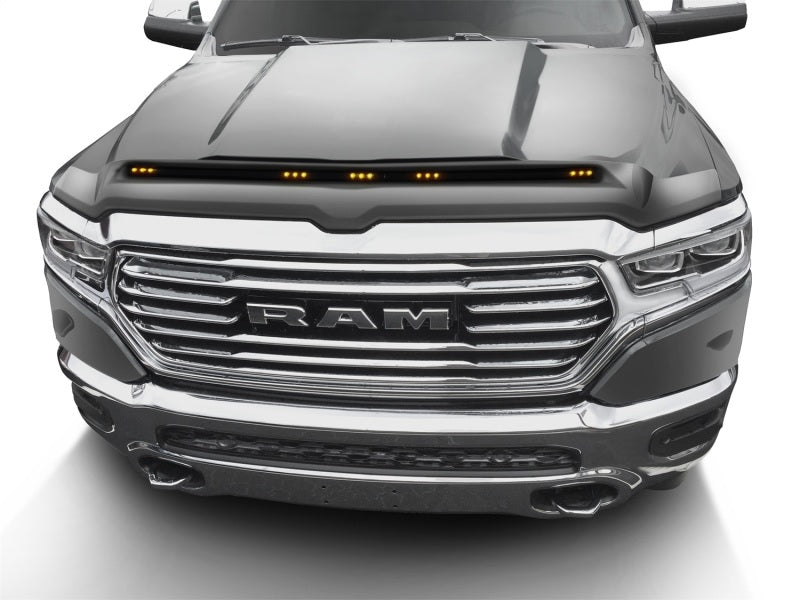 AVS 19-22 RAM 1500 (Excl. Sport Hood) Aeroskin Lightshield Color Match Hood Protector -Billit Silver - Mammoth Racing -