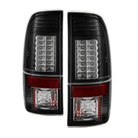Spyder Ford Super Duty 08-15 Version 2 LED Tail Lights Black ALT-YD-FS07-LED-G2-BK - Mammoth Racing -