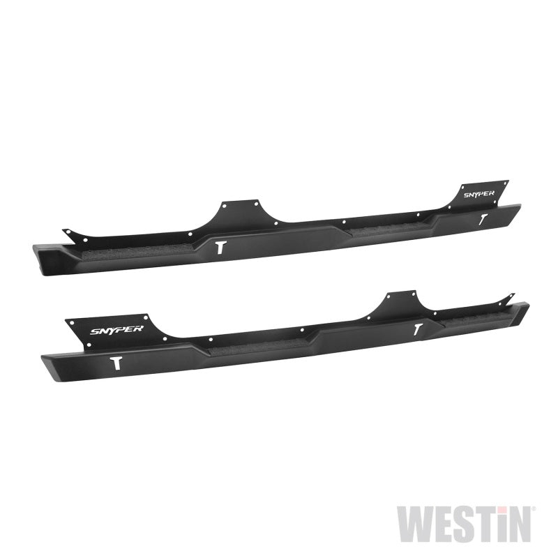 Westin/Snyper 07-17 Jeep Wrangler Unlimited Rock Slider Steps - Textured Black - Mammoth Racing -