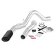 Banks Power 07-10 Chev 6.6L LMM ECSB-CCLB Monster Exhaust System - SS Single Exhaust w/ Black Tip - Mammoth Racing -