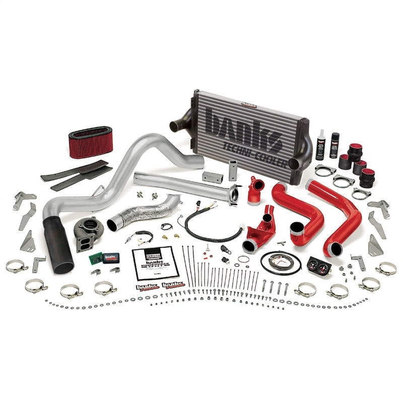 Banks Power 94-95.5 Ford 7.3L Man PowerPack System - SS Single Exhaust w/ Black Tip - Mammoth Racing -