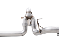 AWE 0FG 21+ Ford F150 Dual Split Rear Exhaust - 5in Chrome Silver Tips - My Store